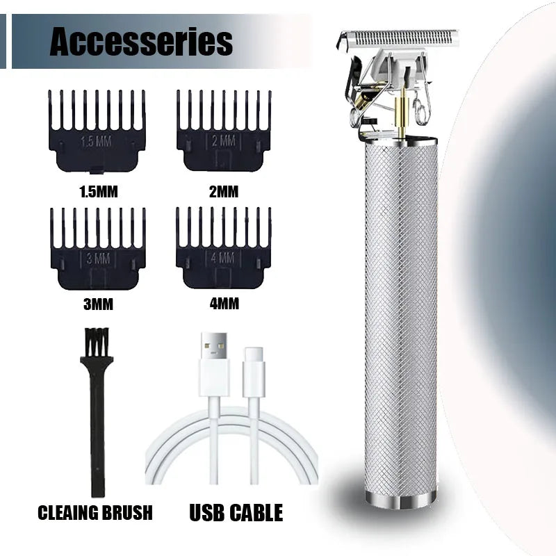 Electric Hair Cutting Machine Vintage T9 Clipper Hair Rechargeable Man Shaver Trimmer For Men's Barber Professional New Hot Sale