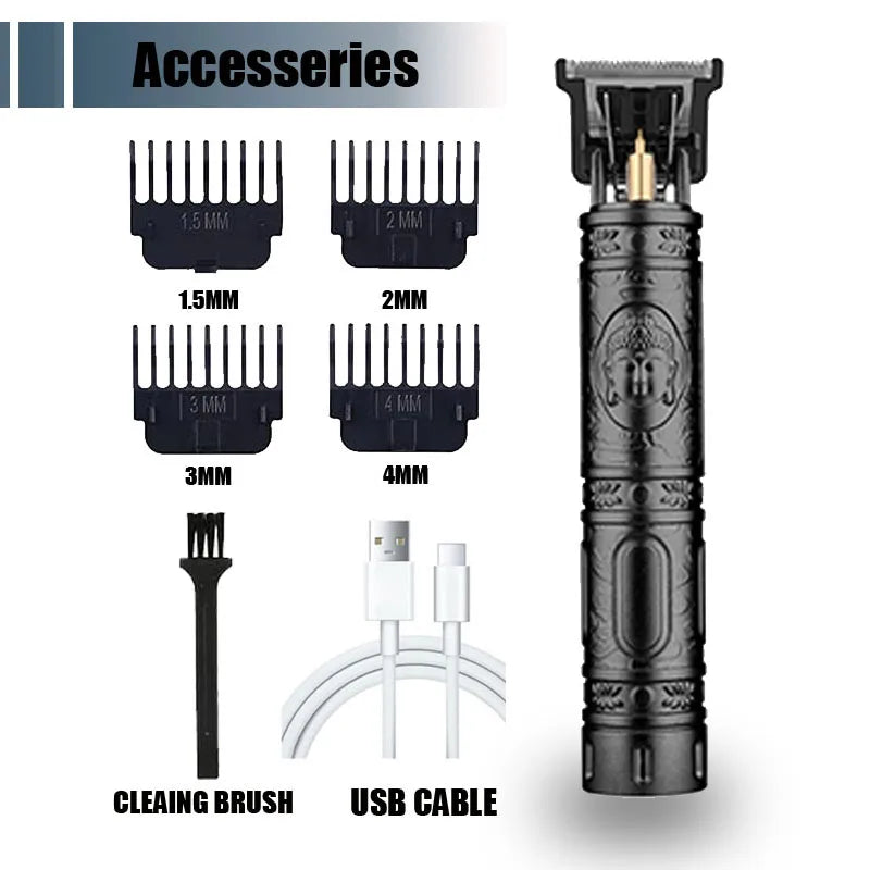 Electric Hair Cutting Machine Vintage T9 Clipper Hair Rechargeable Man Shaver Trimmer For Men's Barber Professional New Hot Sale