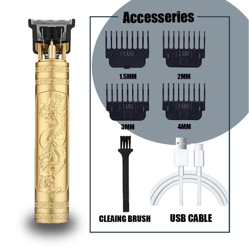 Electric Hair Cutting Machine Vintage T9 Clipper Hair Rechargeable Man Shaver Trimmer For Men's Barber Professional New Hot Sale