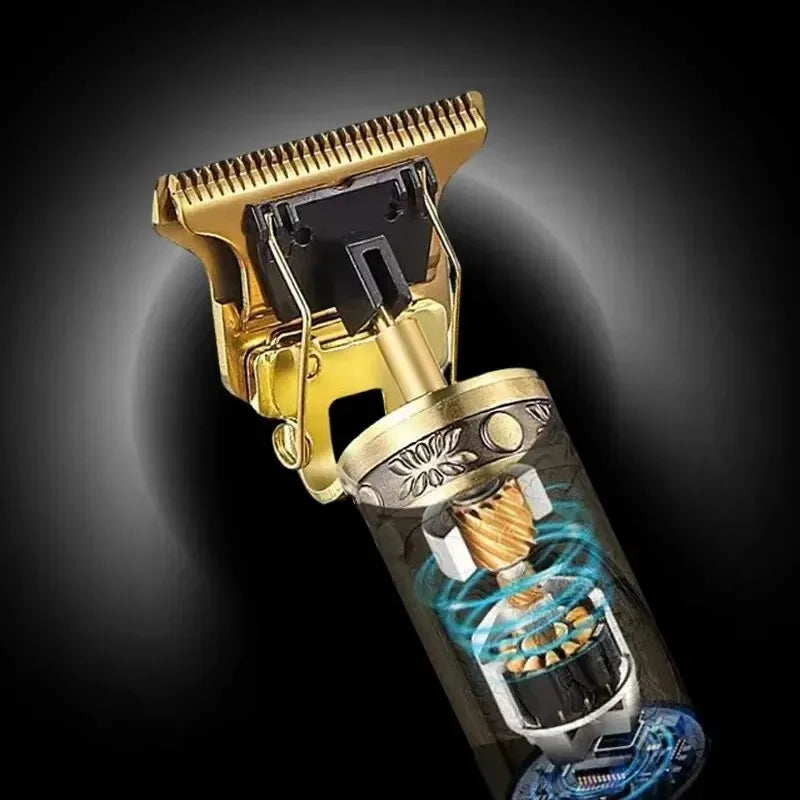 Electric Hair Cutting Machine Vintage T9 Clipper Hair Rechargeable Man Shaver Trimmer For Men's Barber Professional New Hot Sale