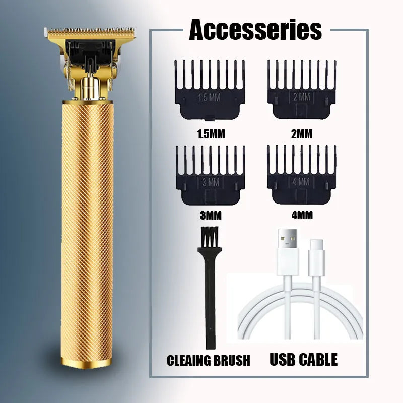 Electric Hair Cutting Machine Vintage T9 Clipper Hair Rechargeable Man Shaver Trimmer For Men's Barber Professional New Hot Sale
