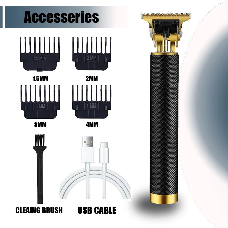Electric Hair Cutting Machine Vintage T9 Clipper Hair Rechargeable Man Shaver Trimmer For Men's Barber Professional New Hot Sale
