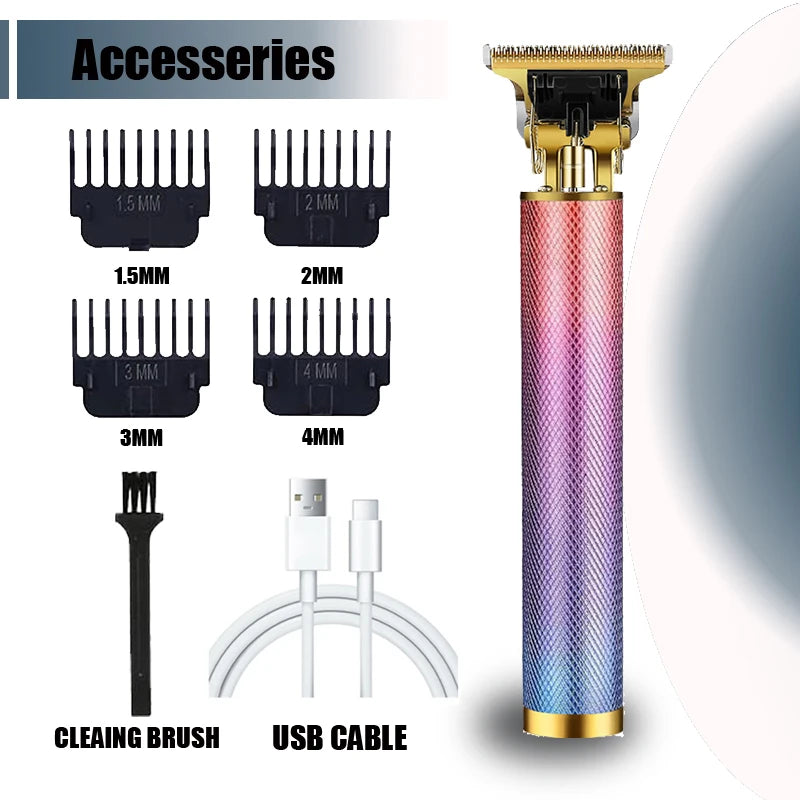 Electric Hair Cutting Machine Vintage T9 Clipper Hair Rechargeable Man Shaver Trimmer For Men's Barber Professional New Hot Sale